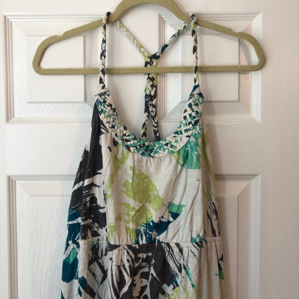 Braided Racer Back Maxi Dress